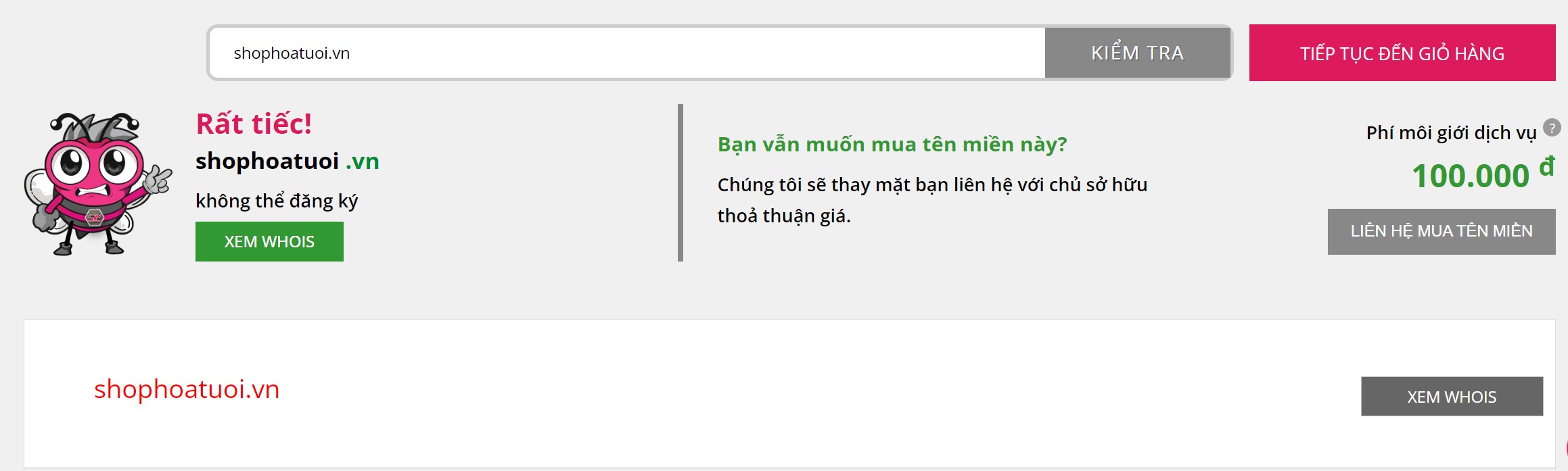 C&aacute;ch kiểm tra t&ecirc;n miền